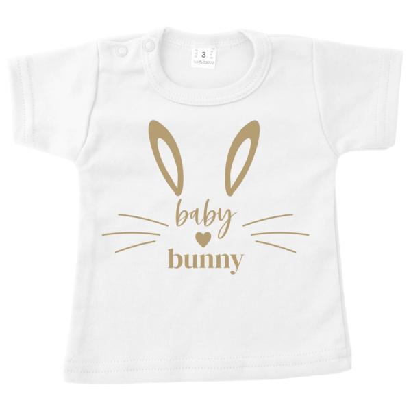 baby shirt pasen baby bunny wit opdruk zand.jpg