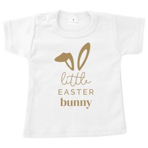 baby shirt pasen little easter bunny wit opdruk zand.jpg