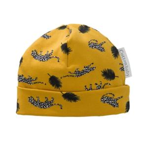 cottonbaby mutsje leopard oker.jpg