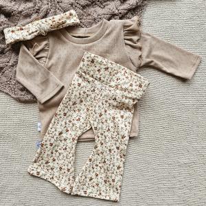 flower beige flared pants huppel kindermode.jpg