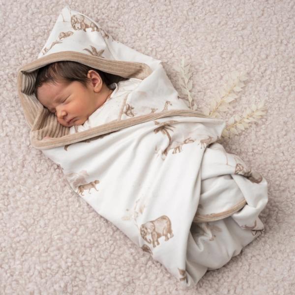 jungle taupe omslagdoek handgemaakt.jpg