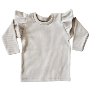 ruffle shirt rib zand beige meisjes babyvibe.png