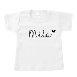 E780FDFF A358 4BD9 9639 4806A200F93D Shirt Naam Hartje - Afbeelding 1