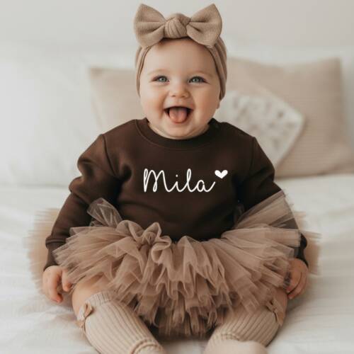 gepersonaliseerde meisjes trui met naam & hartje (1)