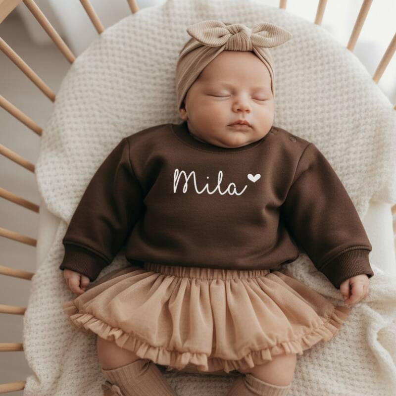 gepersonaliseerde meisjes trui met naam & hartje (2)