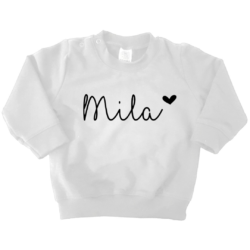 Sweater Naam Hartje - Afbeelding 1