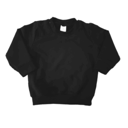 Basic Sweater Black 1 Basic Sweater Zwart - Afbeelding 1