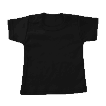 Basic Zwart Shortsleeve - Afbeelding 1