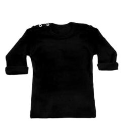 Zwart 1 Basic Black Longsleeve - Afbeelding 1
