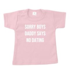 Shirt Sorry Boys Daddy Says no Dating - Afbeelding 4