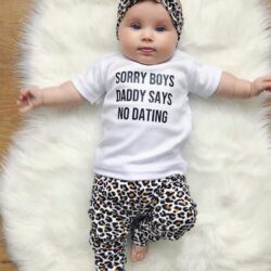 Shirt Sorry Boys Daddy Says no Dating - Afbeelding 2