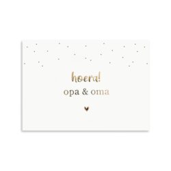 kaart hoera opa en oma Kaart hoera opa en oma - Afbeelding 1