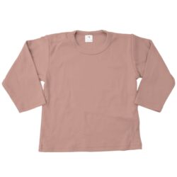 deep pink shirt basics Basic Deep Pink Longsleeve - Afbeelding 1