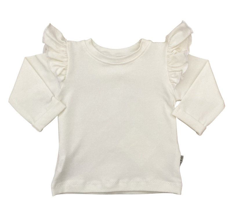 ruffle shirt ecru 2