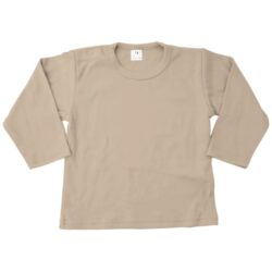 Basic Zand Longsleeve - Afbeelding 1
