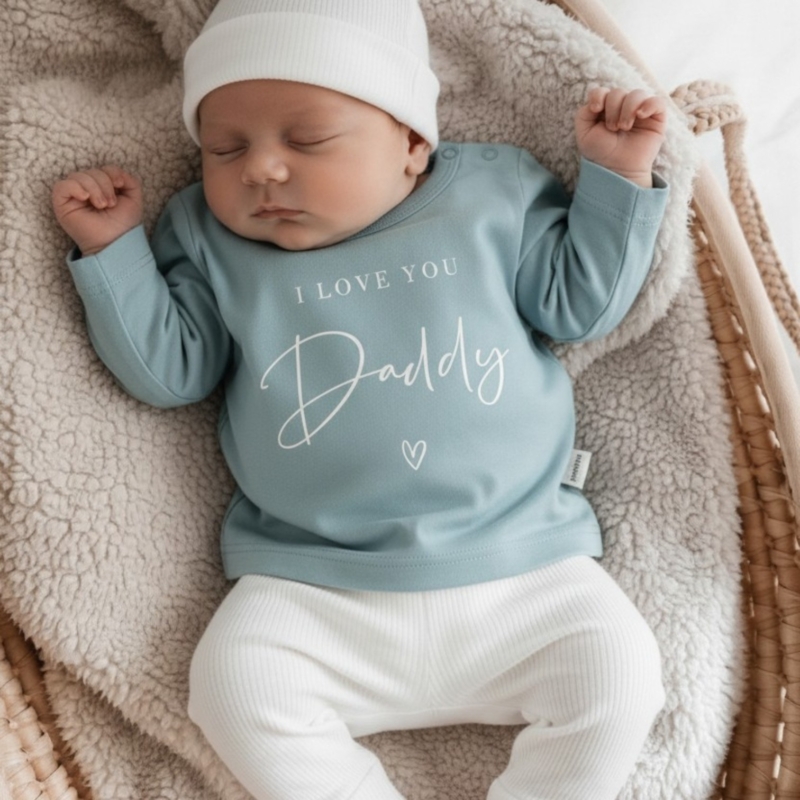 baby t shirt I love you daddy