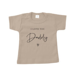 shirt kort zand love you daddy Shirt Love you daddy - Afbeelding 4