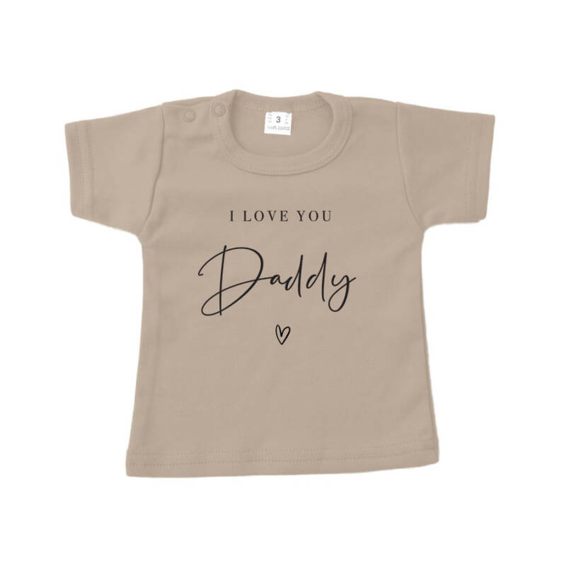 shirt kort zand love you daddy shirt kort zand love you daddy