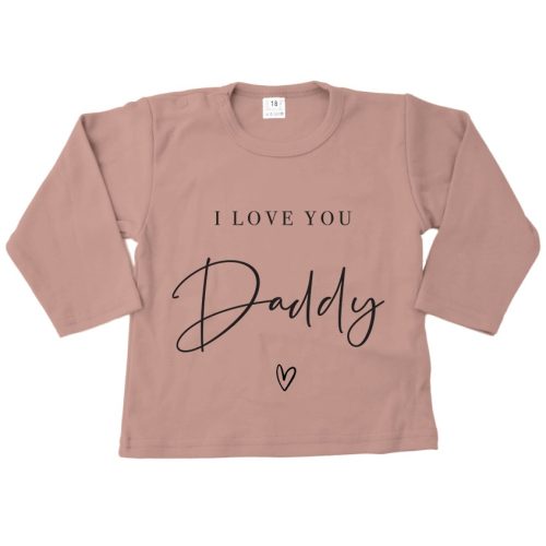 Shirt Love you daddy - Afbeelding 3