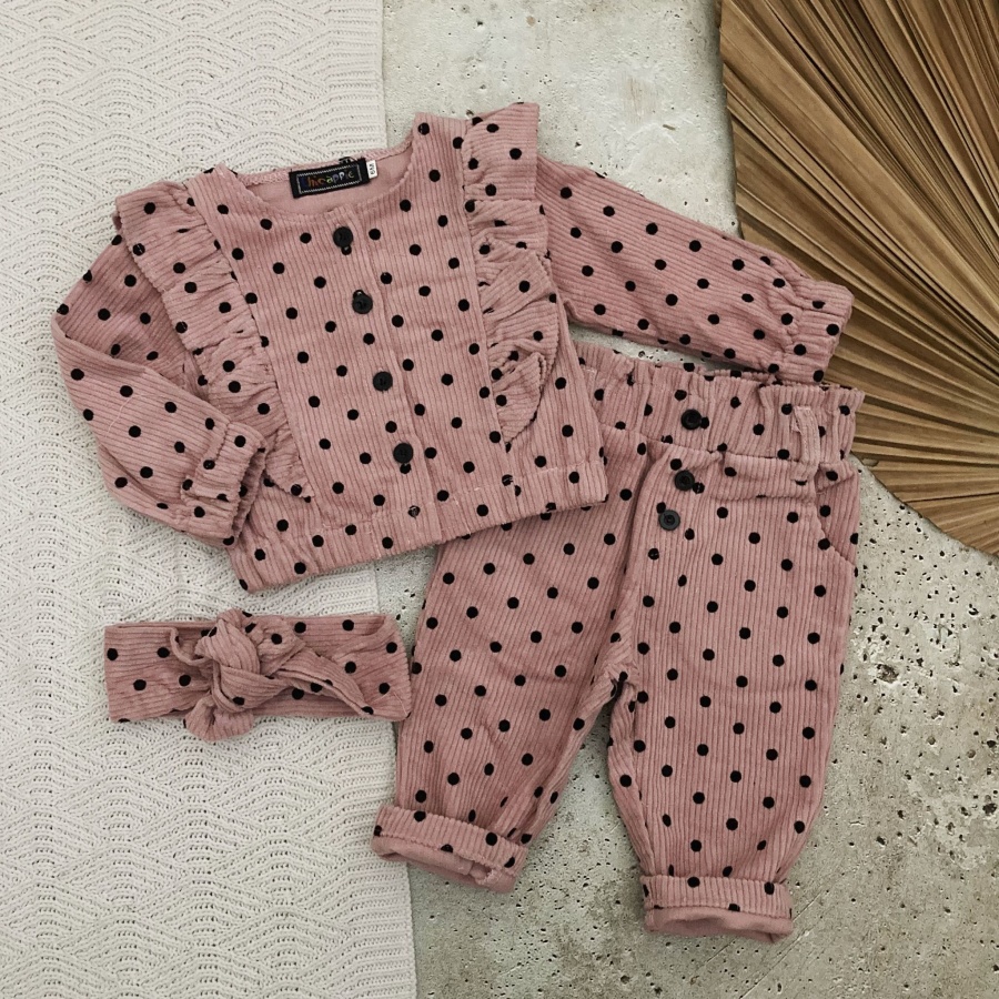 love set rib roze