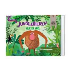 Kijk en voel boek Jungledieren - Afbeelding 1