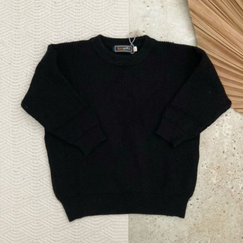 sweater dress knit zwart