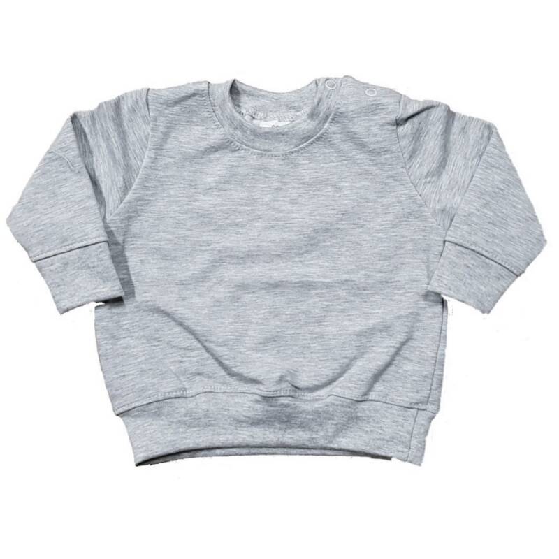 basic sweater grijs kind