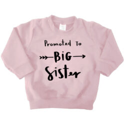 Sweater Promoted to big sister - Afbeelding 1
