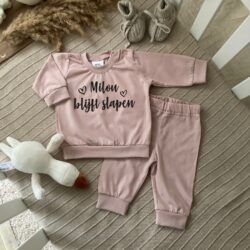 Pyjama Blijft slapen hartjes - Afbeelding 1
