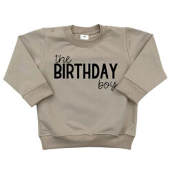 sweater birthday boy zand Sweater the Birthday Boy - Afbeelding 2