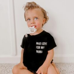 Shirt Mad love for my mama - Afbeelding 2