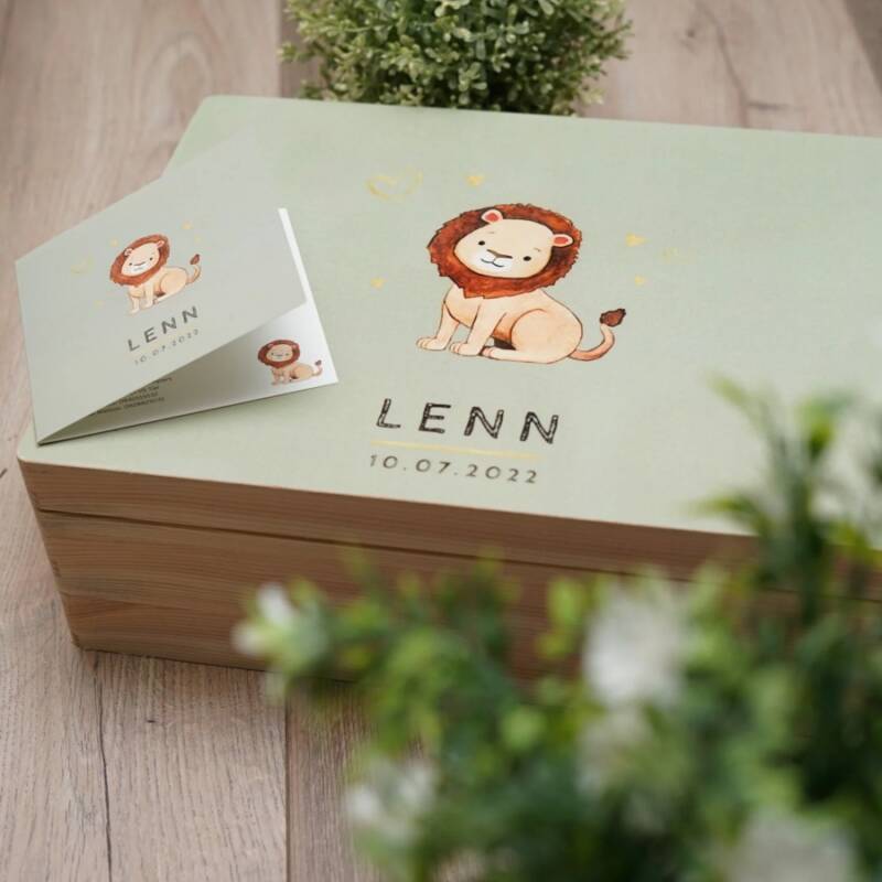 geboorte kaartje kist