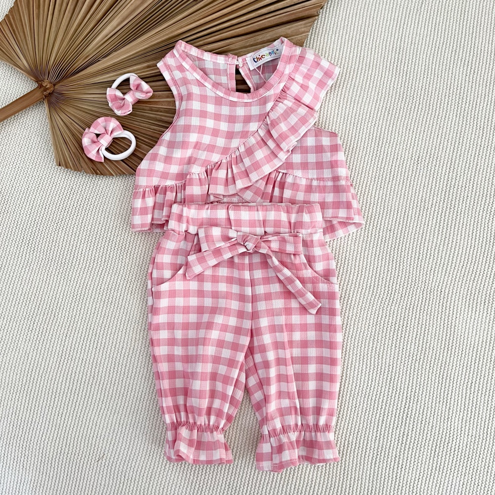 checks-pink-set