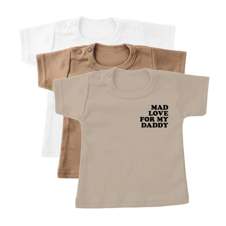 mad love daddy neutraal shirts