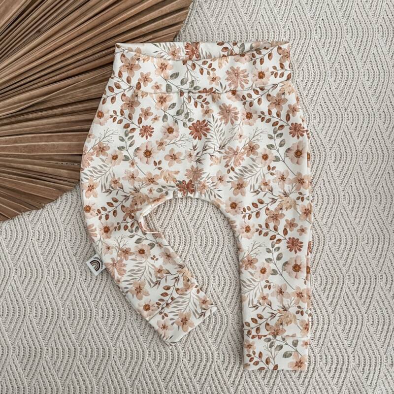 broekje bloemen perzik little adventure