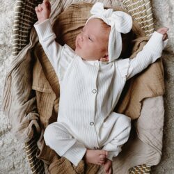 Little Adventure boxpakje rib wit - Afbeelding 1