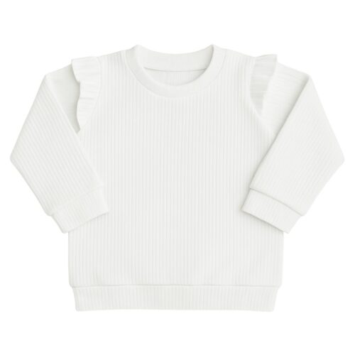 ruffle shirt rib meisje