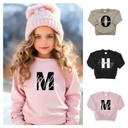 sweater groot naam letter