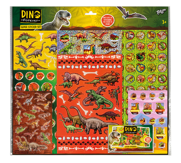 dino super stickerset