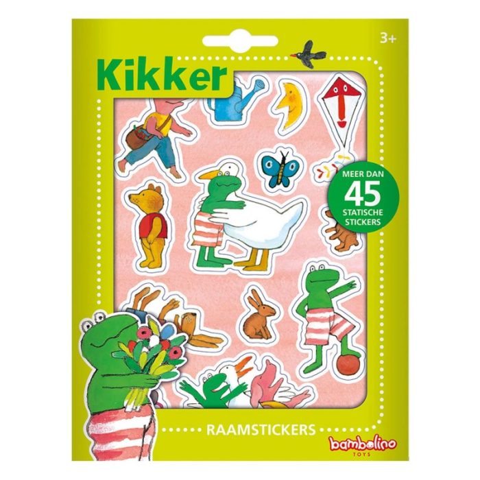 kikker raamstickers