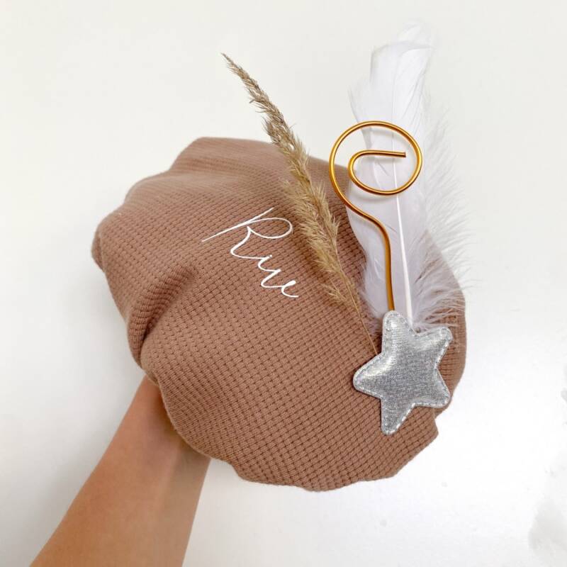 pietenmuts met naam mokka ster