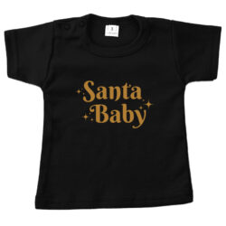 shirt zwart santa baby shirt zwart santa baby