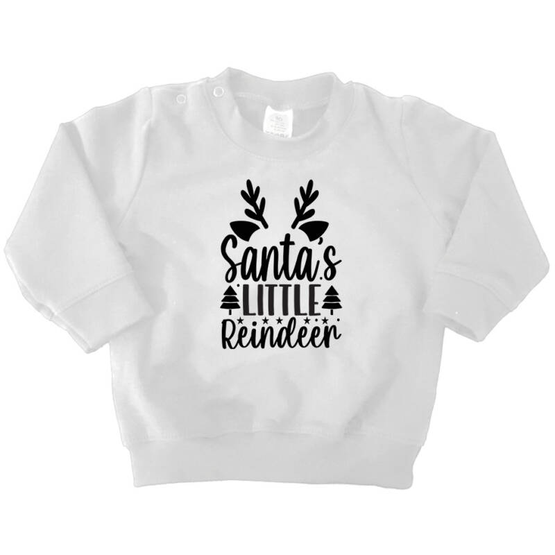 sweater wit santa little reindeer sweater wit santa little reindeer