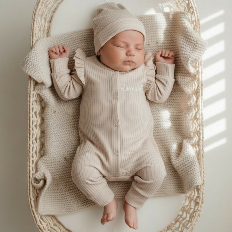 boxpakje met naam beige