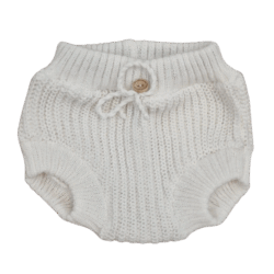 gebreid broekje coconut