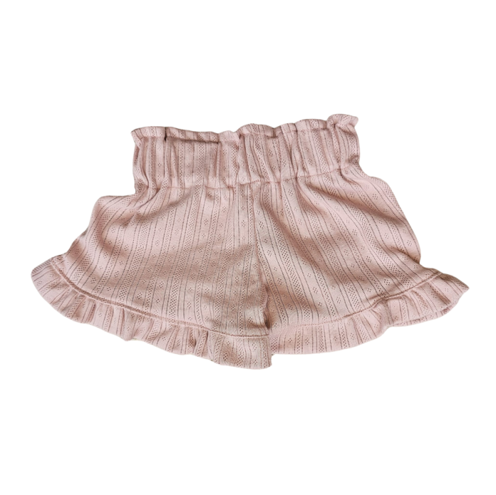 korte broek pointelle roze meisje