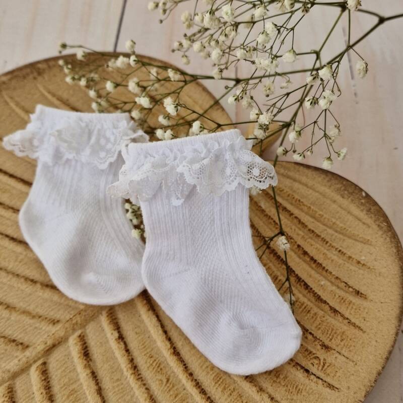 witte sokjes kant witte sokjes kant