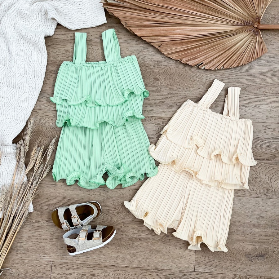 pleated sets zomer meisjes