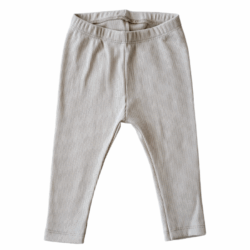 babyvibe legging rib zand beige