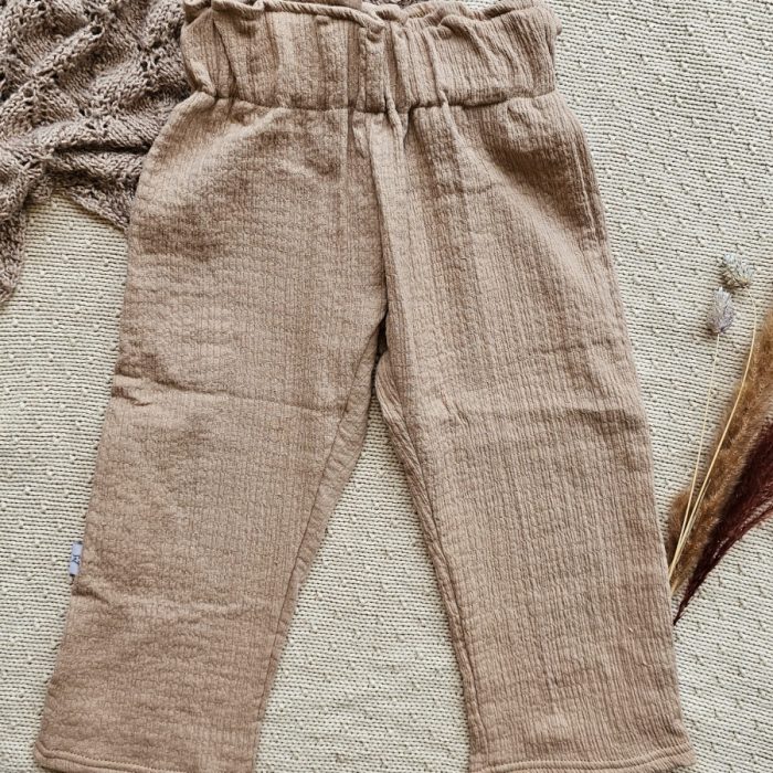 broek hydrofiel beige meisje huppel kindermode